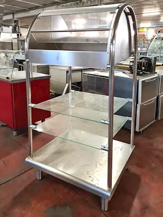 Modulo porta stoviglie self service usato