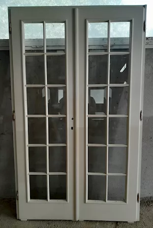 Porta doppia in legno