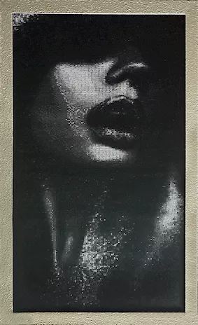 Quadro in diamond painting 5D dal titolo Sensual