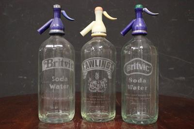 3 bottiglie Soda Britvic e Rawlings originali inglesi