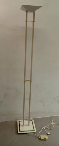 Lampada da terra vintage prodotta da Relco Milano, negli anni