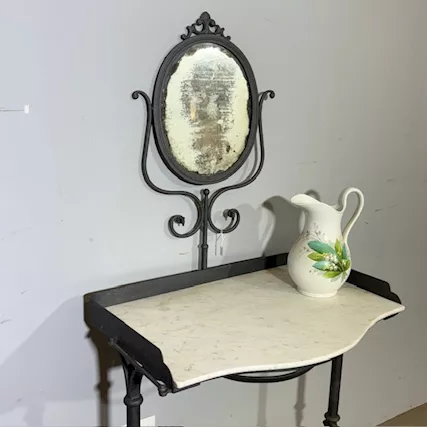 Antica toilette - toletta Toscana molto antica 1850 ferro