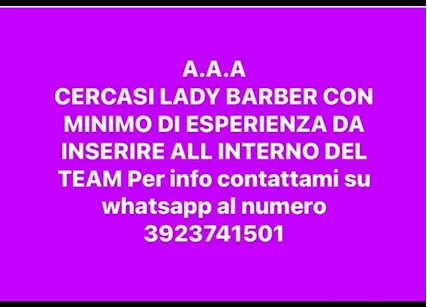 Cercasi Lady Barber