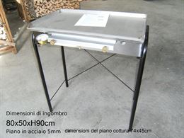 GRIGLIE/BARBECUE A GAS ACCIAIO/FERRO