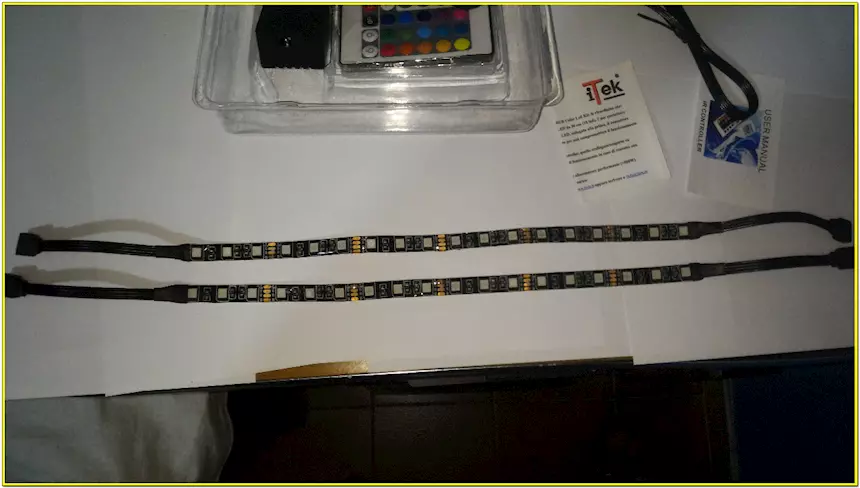 Led RGB ITek Magnetiche Per Pc Desktop