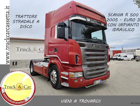 Scania R500 - 2005 - trattore a disco - con impianto idraulico