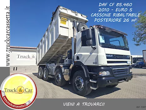 DAF CF 85.460 - 2010 - 4 assi mezzo d'opera - cassone
