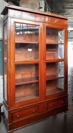 Vetrina Stile Classico in Legno Massello - 24278