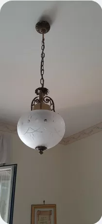 LAMPADARIO VINTAGE ANNI 60/70