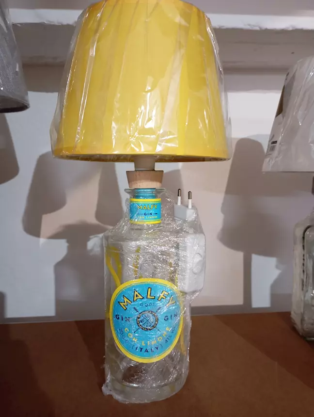 Lampada bottiglia MALFY Yellow
