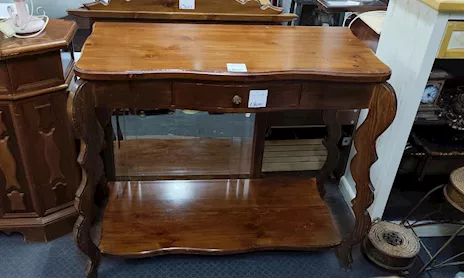 Consolle in legno noce 25132