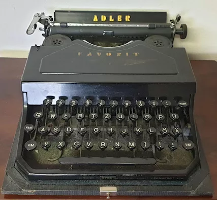 Macchina da scrivere Adler Favorite anni 1930 - Foto 2