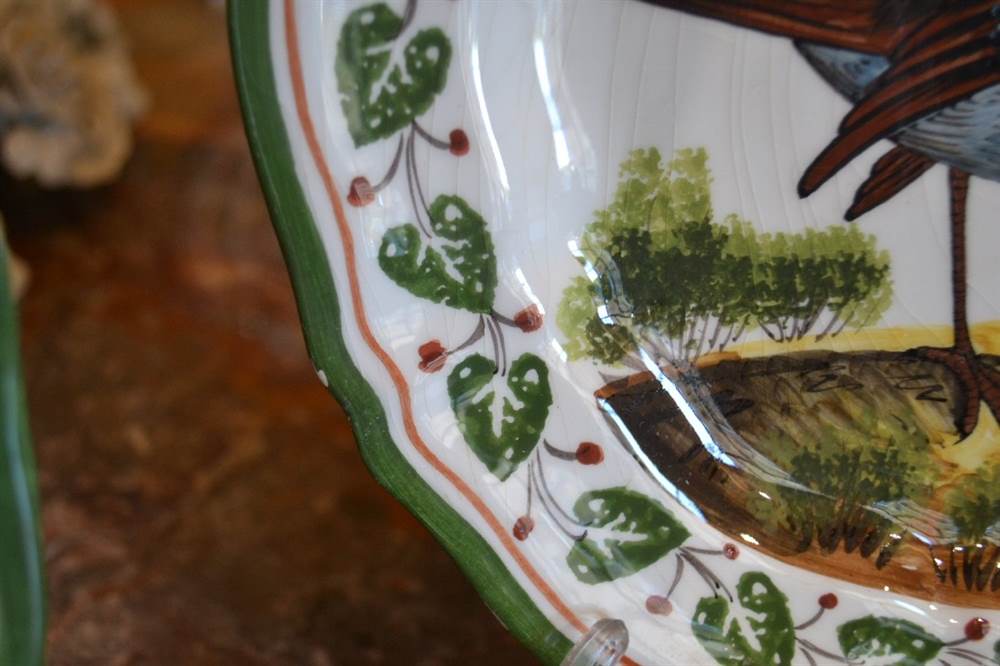 Gruppo di tre piatti da collezione Costa Bassano, in buone condizioni - Foto 8