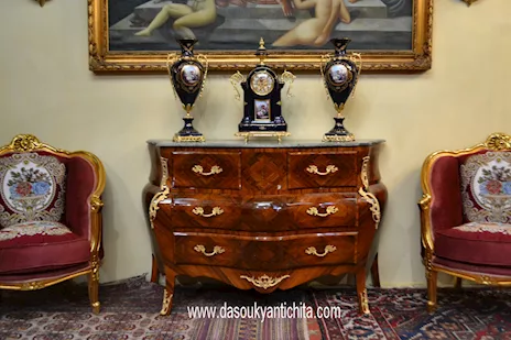 Commode-cassettone stile Luigi XV cm. 150 cm.