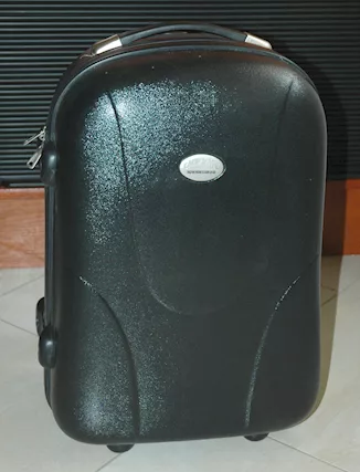 Borsa valigia trolley, guscio semirigido