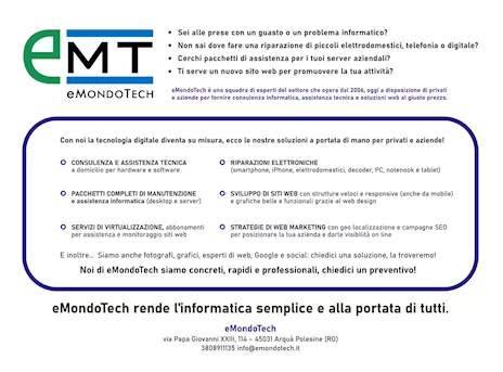Assistenza PC, Smartphone e Siti Web - Rapido ed Economico