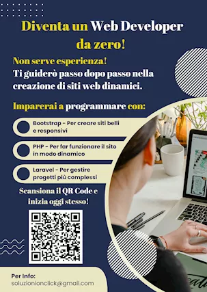 Corso Web Developer: PHP, Laravel e Progetto Finale