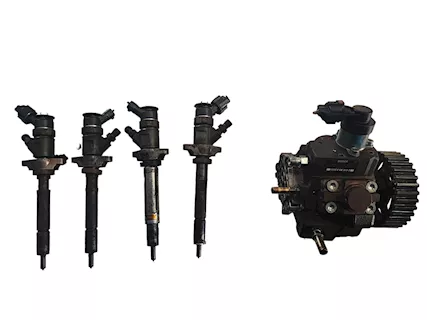 Kit pompa e iniettori PG. 308 1.6 D. 80kw. Sigla 9h01 2013
