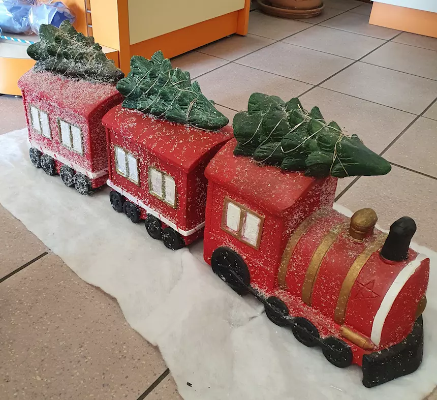 Trenino decorativo, in buone condizioni