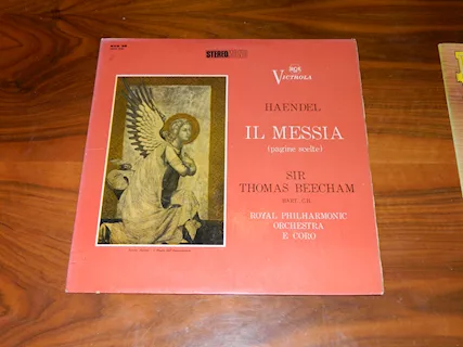 Disco vinile Haendel “Il Messia” Sir Thomas Beecham