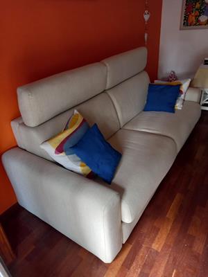 Divano Poltrone sofà, color crema, come nuovo - Foto 3