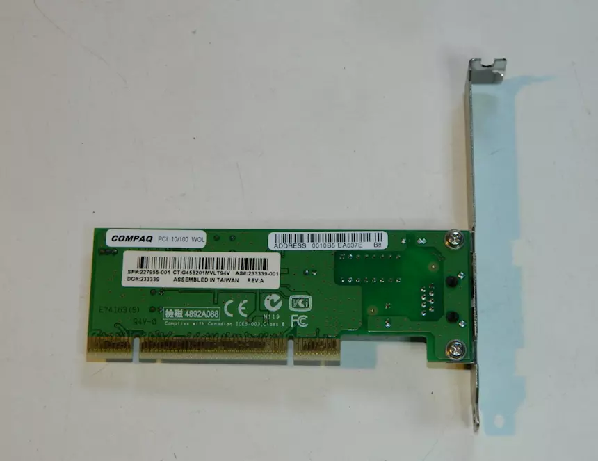 Scheda di rete Compaq PCI 10/100 WOL