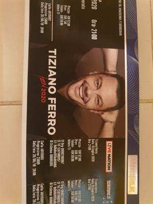 Biglietto concerto Tiziano Ferro Roma