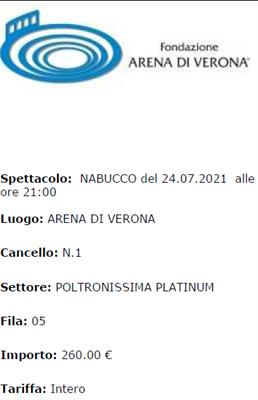 ARENA - NABUCCO -24-07-2021