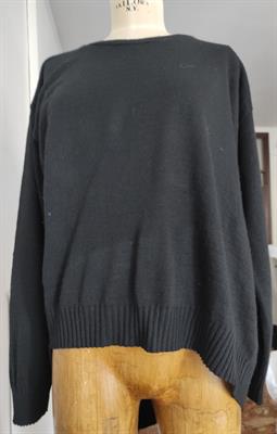 Maglia nera asimmetrica Souvenir Clubbing