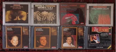 Lotto 8 CD musica classica, sinfonica grandi voci Frequenz