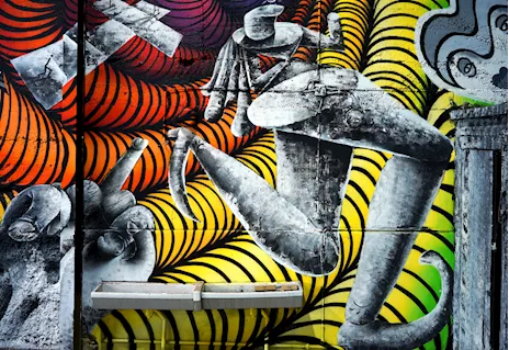 Murales milano saracinesche, muri interni decorazioni