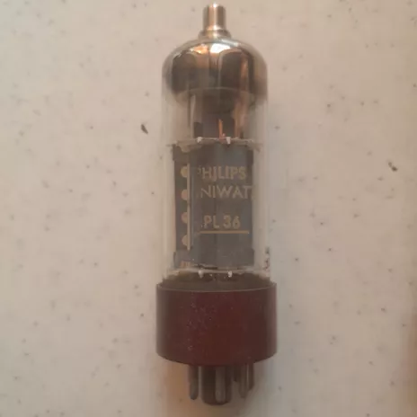 Valvola termoionica vintage Philips