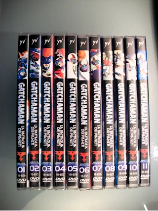 Gatchaman serie completa in 11 DVD ediz.Yamato Video