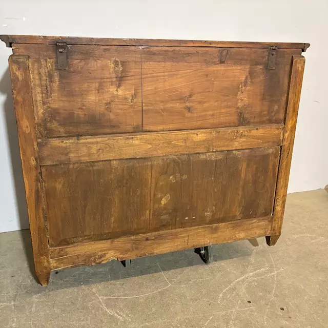 Antica madia panaria senese epoca XIX sec. dispensa restaurata - Foto 2