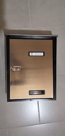 Cassetta lettere/posta metallizzata