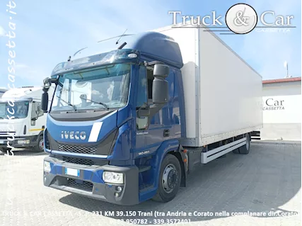 IVECO EUROCARGO 120E25-2017-FURGONE-EURO 6 Km 840981, colore esterno BLU - Foto 3