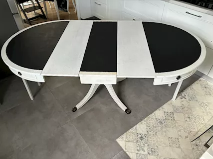 Tavolo antico allungabile restaurato - Foto 3