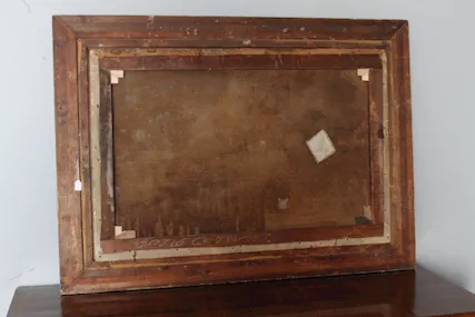 Antico dipinto olio su tela paesaggio epoca XIX secolo, ottimo stato - Foto 2