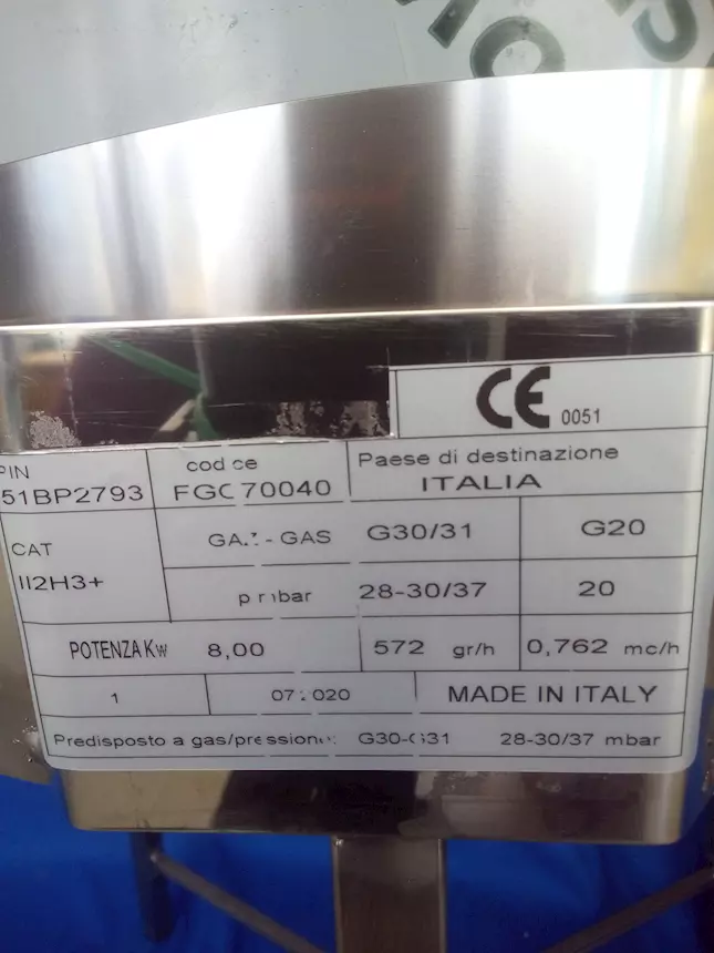 Friggitrice inox a gas certificata e garantita - Foto 4