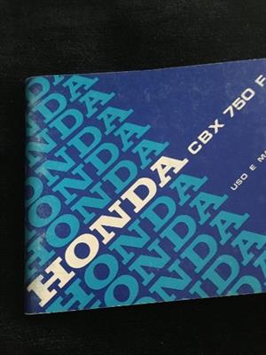 Libretto per Moto Honda CBX750F - Foto 2