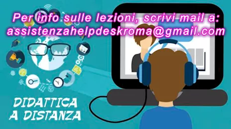 Mini corsi e lezioni di informatica tramite DAD via internet