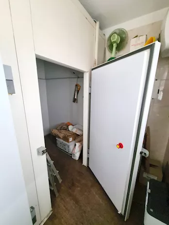 Cella doppia con ganciera da macelleria usata - Foto 5
