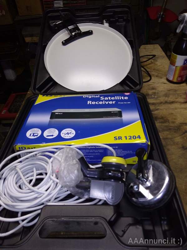 Antenna parabolica per camper