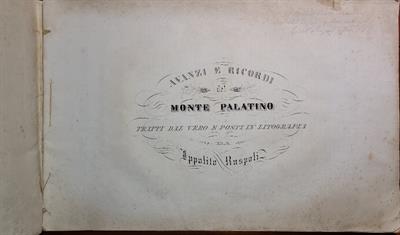 Litografie Antica Roma XIX secolo