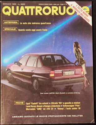 Quattroruote 363 01-1986 Land