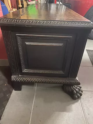 Cassapanca in legno di noce, in ottime condizioni, prezzo trattabile - Foto 5