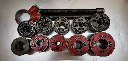 Filiera manuale Gekson e Rapid per tubi