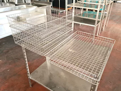 Cestelli inox per lavastoviglie usati
