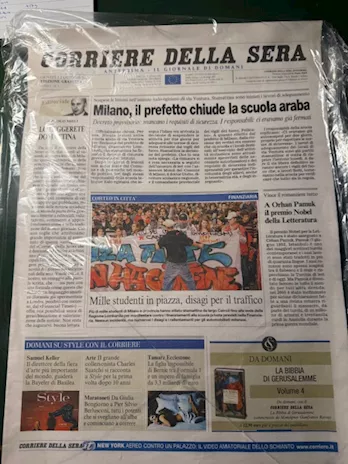 Corriere della Sera anteprima il giornale di domani 10/2006