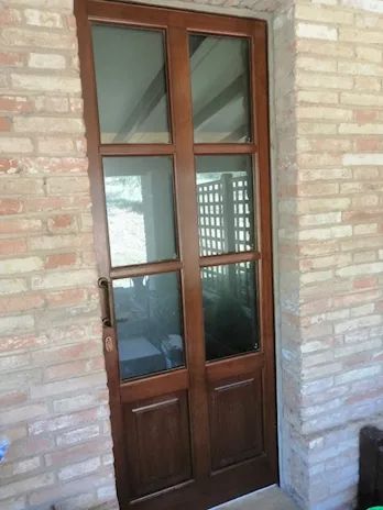Porta a vetri per esterno